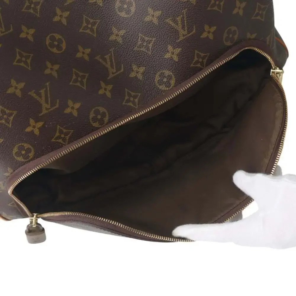 LOUIS VUITTON Brown Monogram Canvas Boston Bag
